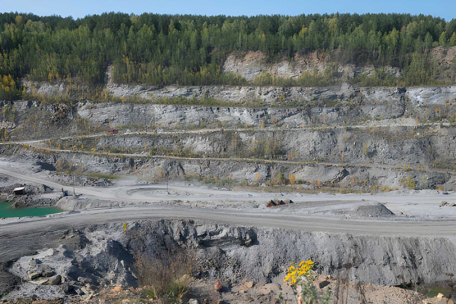 The production of graphite deep quarry
